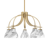 Cavella 5 Light Large Chandelier by Toltec 3925-4769 - 3925-4769