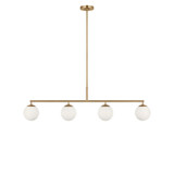 Nube 60W 4 LED Linear Chandelier 12.63 Inch and 48 Inch Wide by Generation - GLC1814E