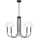 Porteau 6 Light Oversized Chandelier by Visual Comfort Studio - DJC1035