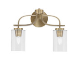 Cavella 2 Light Contemporary Vanity Light 15.75 Inch Tall by Toltec - 3912-310