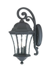 Waverly 3 Light Outdoor Wall Lantern 9.25 Inch Wide by Acclaim - 3612BC