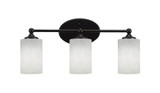 Capri 3 Light Steel Vanity Light 21 Inch Length by Toltec - 5913-97521