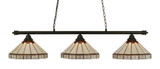 Oxford 3 Light Small Island Chandelier by Toltec 373-151255525 - 373-151255525