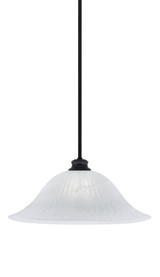Stem 1 Light Medium Pendant 12 Inch Wide by Toltec - 72-BN-5881
