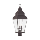 Exeter 3 Light Outdoor Post Top Lantern 10 x 28.25 Inches by Livex - 2594