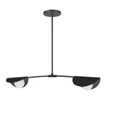 Emma 2 Light Oversized Pendant by Dainolite - EMM-342HP