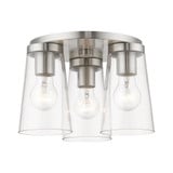 Larkspur Oak 3 Light 11 Inch Wide Flush Mount by Bailey Street Home - 218-BEL-1219937