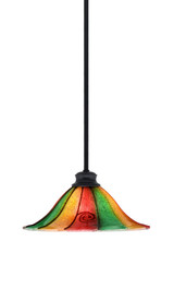 Stem 1 Light Mardigras Glass Medium Pendant by Toltec - 72-BN-764