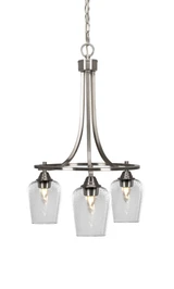Paramount 3 Light Small Chandelier by Toltec 3413-17752575 - 3413-17752575