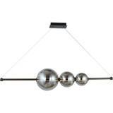 ORB 36.8W 1 LED Liner Pendant 10 Inch Tall and 49.3 Inch Length by Abra - 10026PN