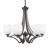 Zilo 6 Light Medium Chandelier by Toltec 566-257523 - 566-257523