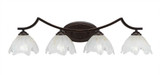 Zilo 4 Light Bath Bar Vanity Light 32.75 Inch Length by Toltec - 554--825-3275