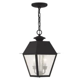 Lane Wood 2 Light Small Outdoor Pendant by Bailey Street Home - 218-BEL-1029690