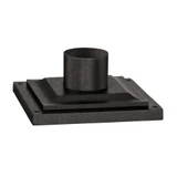Accessory Square Pier Mount 4 Inches Tall and 8.5 Inches Wide by Troy - PMB4941-FRN