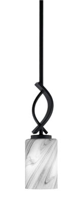 Cavella 1 Light Mini Pendant 13 Inch Tall by Toltec - 3901-MB-300