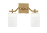 Corbin 2 Light Bath Bar 11 Inch Tall and 13.75 Inch Length by Toltec - 2312-11-1375