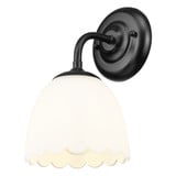 Dorinda 1 Light Wall Sconce 11 Inch Tall and 6.5 Inch Wide by Golden - 6954-1W