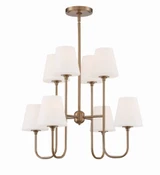 Keenan 8 Light Large Chandelier by Crystorama - KEE-A3008