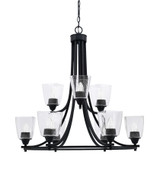 Paramount 9 Light Large Chandelier by Toltec 3409-3 - 3409-3