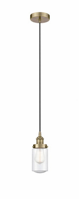 Dover 1 Light Traditional Mini Pendant 10.25 Inch Tall by Innovations - 616-1PH-G31