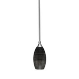 Stem 1 Light Stem Hung Mini Pendant 10.75 Inch Tall by Toltec - 23-10.75