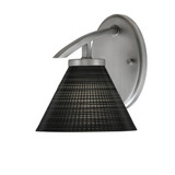 Kurve 1 Light Wall Sconce 8.5 Inch Tall by Toltec - 3720-GP-302