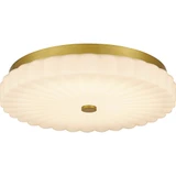 Cherbury 25W LED Flush Mount 3.25 Inch Tall and 16 Inch Wide by Quoizel - QFL6787