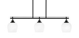 Odyssey 3 Light Small Island Pendant 9 Inch Tall by Toltec - 2636-MB-4810