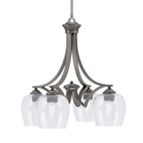 Zilo 4 Light Medium Chandelier by Toltec 568-DG-4760 - 568-DG-4760