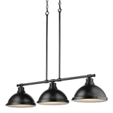 Duncan 3 Light Oversized Linear Pendant by Golden - 3602-3LP