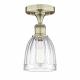 Brookfield 1 Light 5.75 Inch Wide Semi Flush Mount by Innovations - 616-1F-G44