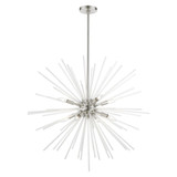 Uptown 8 Light Large Foyer Chandelier by Livex - 48828