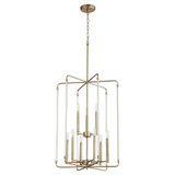 Optic 9 Light Large 2 Tier Pendant by Quorum - 8114-9