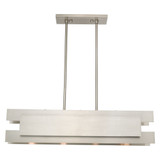 Varick 4 Light Geometric Linear Chandelier by Livex - 40694