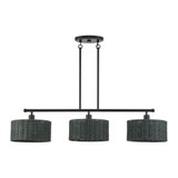 Weavington 3 Light Extra Large Linear Chandelier 19.5 Inch Tall by Livex - 60554