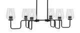 Sandia 6 Light Island 11.5 Inch Tall and 41 Inch Length by Toltec - 6236-115-41
