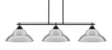Odyssey 3 Light Large Linear Island Pendant 10 Inch Tall by Toltec - 2633-94