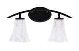 Kurve 2 Light Down Glass Vanity Light by Toltec - 3722-GP-210