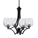 Zilo 4 Light Medium Chandelier by Toltec 564-GP-4810 - 564-GP-4810