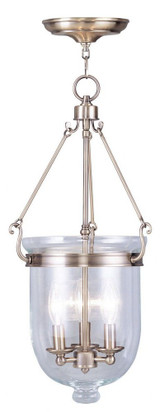 Jefferson 3 Light Small Pendant 20 Inch Tall by Livex - 5063