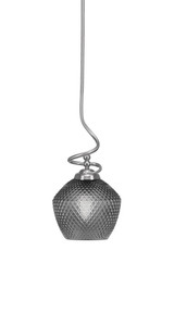 Capri 1 Light Small Stem Pendant 18.5 Inch Tall by Toltec - 900-9185