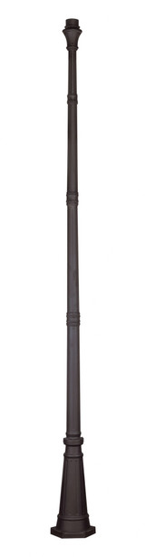 114.5 Inch Outdoor Cast Aluminum Fluted Post by Livex - 7617