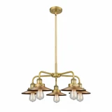 Ballston Urban 5 Light Medium Chandelier by Innovations 916-5CR-M1-M7 - 916-5CR-M1-M7