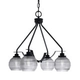 Odyssey 3 Light Small Chandelier by Toltec 2604-MB-5110 - 2604-MB-5110