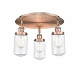 Dover 3 Light 16.25 Inch Wide Flush Mount by Innovations - 916-3C-G31