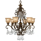Norwalk 6 Light Large Chandelier by Crystorama - 7516
