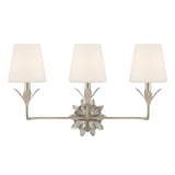 Broche 3 Light Bath Vanity 15 Inch Tall and 25 Inch Wide by Crystorama - 573