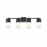 Bolivar 4 Light Industrial Vanity Light 31 Inch Wide by Innovations - 428-4W-G428-7