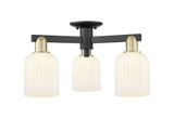 Bridal Veil 3Light Semi Flush Mount 11 Inch X 22.5 Inch Wide by Innovations - 716-3F-G559-5_P