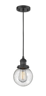 Beacon 1 Light Industrial Mini Pendant 6 Inch Wide by Innovations - 201C-G20-6